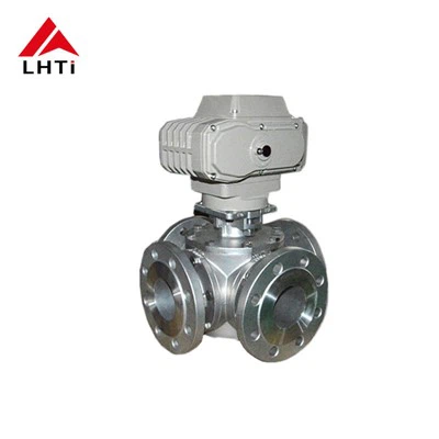 Električni četveroputni kuglasti ventil od titana